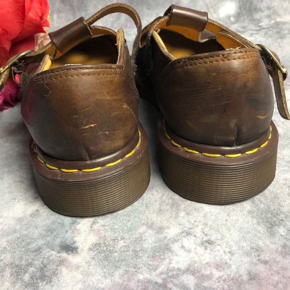 Dr. Martens Shoes Vintage Pie Cut Dr Martens Brown